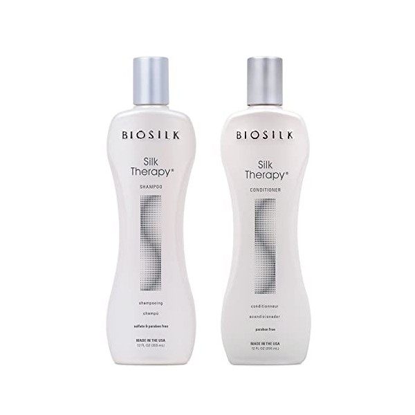 Biosilk Silk Therapy Duo Shampooing et après-shampoing 350 ml