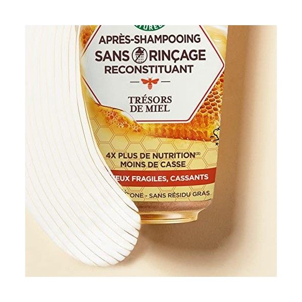 Garnier - Routine Éco-Gestes Trésors de Miel - Coffret Shampooing Solide et Après-Shampooing Sans Rinçage - Au Miel et Cire d