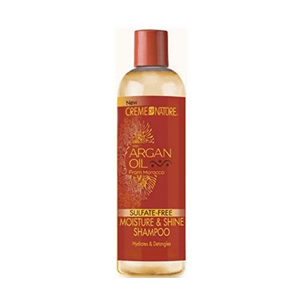 Creme of Nature Argan Oil Shampoing sans sulfate 354 ml, Traitement revitalisant 354 ml, Revitalisant sans rinçage Force & Sh