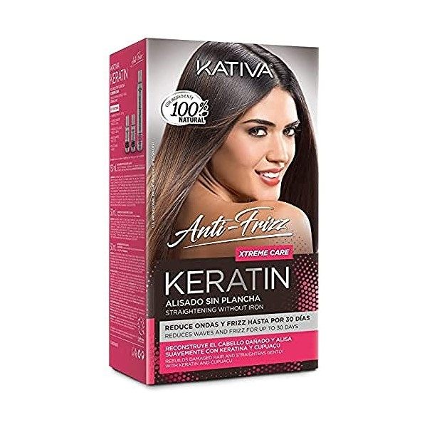 KATIVA Keratin Anti-frizz Alisado Sin Plancha Xtrem Care 30 Dias