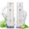 GK HAIR Global Kératine Moisturizing Shampoo and Conditioner Duo 1000ml for Cheveux colorés, secs, abîmés, bouclés, crépus 