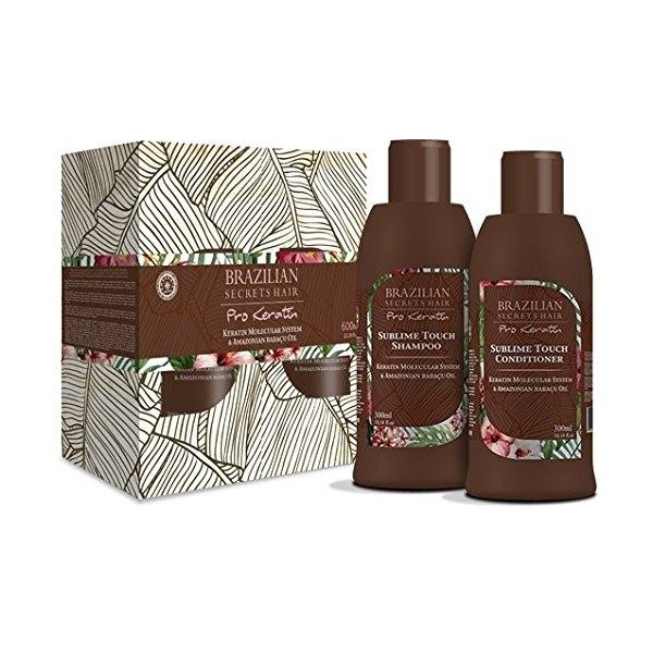 BRAZILIAN SECRETS HAIR kit shampooing - conditionner sublime touch 2 x 300 ml