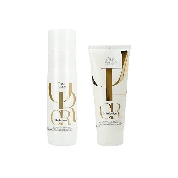 Wella Professionals Shampooing 250 ml et après-shampoing 200 ml Oil reflections