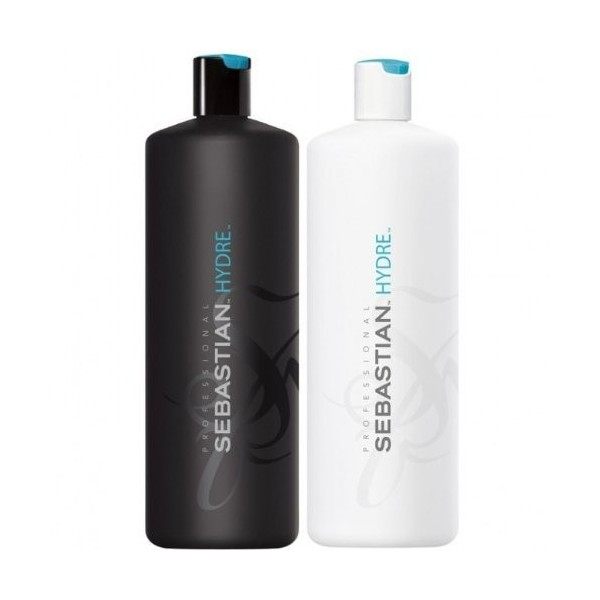 Sebastian Hydre Shampooing 1000 ml et après-shampoing 1000 ml avec pompe