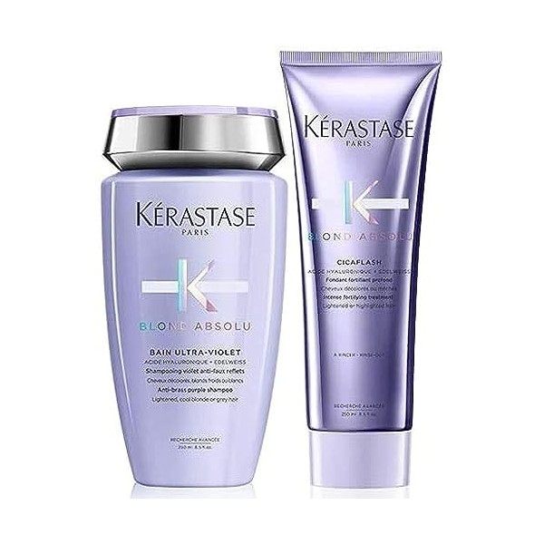 Kerastase Blond absolu Kit Bain ultra violet 250ml Cicaflash 250ml