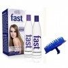 Fast SLS Free Shampooing revitalisant pour la croissance des cheveux + brosse de massage du cuir chevelu