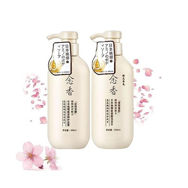 Sakura Japanese Shampoo For Hair Loss,Sakura Hair Growth Japans No. 1 Shampoo,Japanese Sakura Body Wash,Sakura Hair Growth S