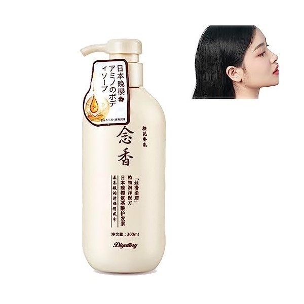 IMOCKA Sakura Japanese Shampoo,Sakura Shampoo and Conditioner atural Ingredient,Sakura Shampoo for Hair Loss, Conditioner Moi