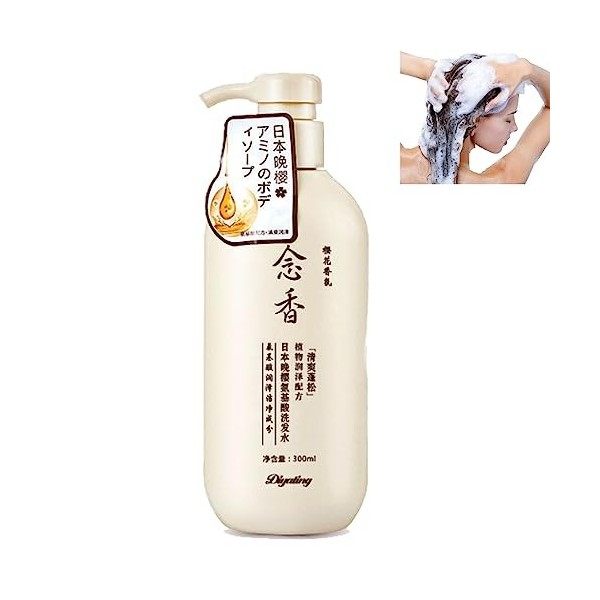 IMOCKA Sakura Japanese Shampoo,Sakura Shampoo and Conditioner atural Ingredient,Sakura Shampoo for Hair Loss, Conditioner Moi