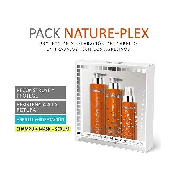 Abril Et Nature Coffret Cadeau Nature-Plex pour Cheveux Abîmés