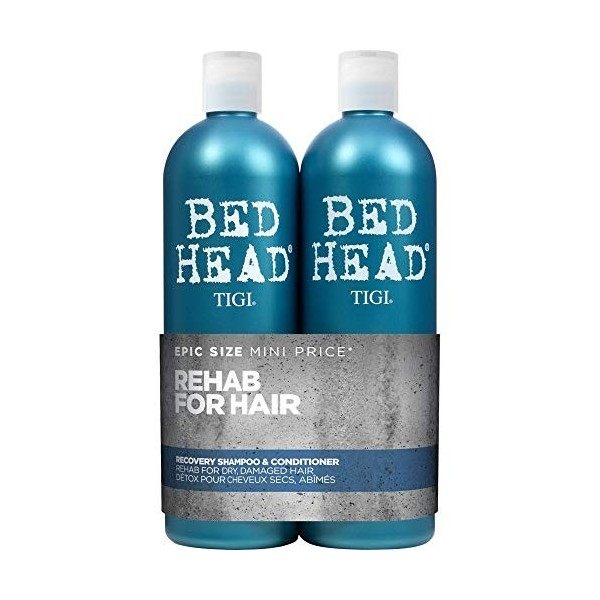 Shampooing revitalisant 750 ml de Tigi Bed Head par Antidotes et après-shampooing avec pompes gratuites