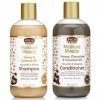 African Pride Moisture Miracle Shampoo and Conditioner, Honey, Chocolate & Coconut Oil Set, 12 Oz