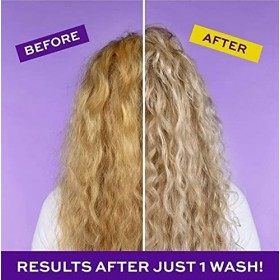 Shampooing correcteur de couleur et après-shampoing violet intensif Sheer Blonde par John Frieda pour cheveux blonds