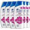 Head & Shoulders, Smooth & Silky 2 en 1 Shampoing et Après-shampoing Antipelliculaire, Formule 2en1, Lot de 6x270ml