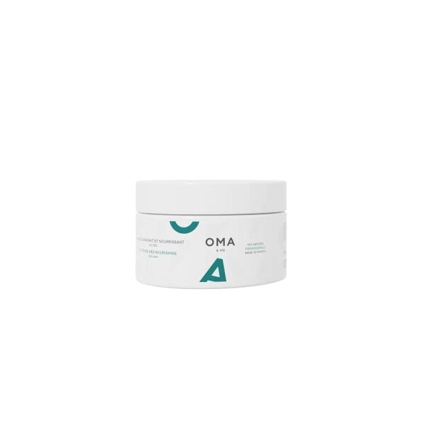 Apres Shampoing Sans Sulfate Masque 250ml OMA & ME – Apres Shampoing Sans Sulfate Sans Silicone Sans Paraben/Soin cheveux sec