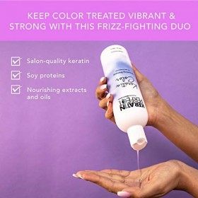 Keratin Perfect - Keratin Color Duo - Shampooing et Après-Shampooing Lissants - Pour Cheveux Colorés - Mélange Unique de Prot