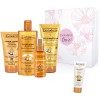 Evoluderm – Coffret Cadeau Femme - Soins Cheveux - Huiles Précieuses - 5 Produits - Box Flower - Idéal Cadeau de Noël – Anniv