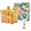 Evoluderm – Coffret Cadeau Femme - Soins Cheveux - Huiles Précieuses - 5 Produits - Box Flower - Idéal Cadeau de Noël – Anniv