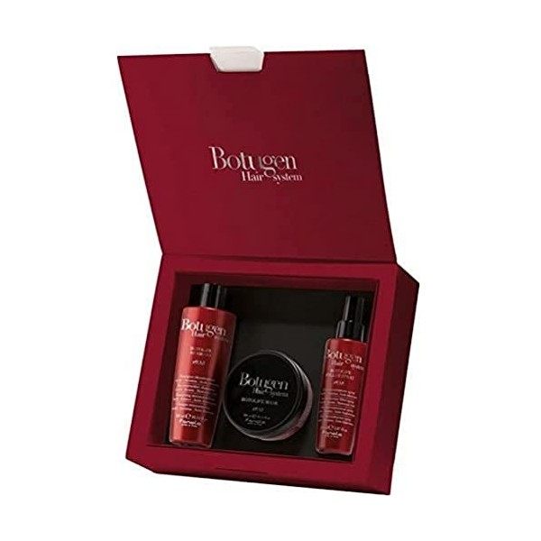 coffret kit pour la recontruction capillaire professionnel - botugen hair system - botolife kératine et acide hyaluronique - 