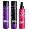 Matrix | Trio Color Obsessed | Shampoing + Après-Shampoing + Spray | Pour Cheveux Colorés | Brillance + Hydration | 300ml + 3