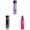 Matrix | Trio Unbreak My Blonde | Shampoing + Après-Shampoing + Spray | Pour Cheveux Décolorés | Nourrit + Protège | 300ml + 