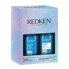 Redken Duo Set shampoing 300 ml et après-shampoing 300 ml pour cheveux cassants et abîmés, anti-casse, café extrême, coffret 