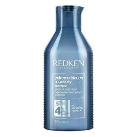 Redken Shampoing Extreme Bleach Recovery | Shampoing fortifiant qui nettoie et répare les cheveux fragilisés | 300 ml & Après