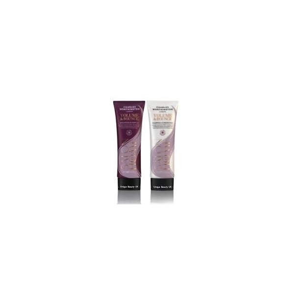  Lot de deux Shampooing Charles Worthington volume et ressort 250 ml et après-shampooing Charles Worthington volume et resso