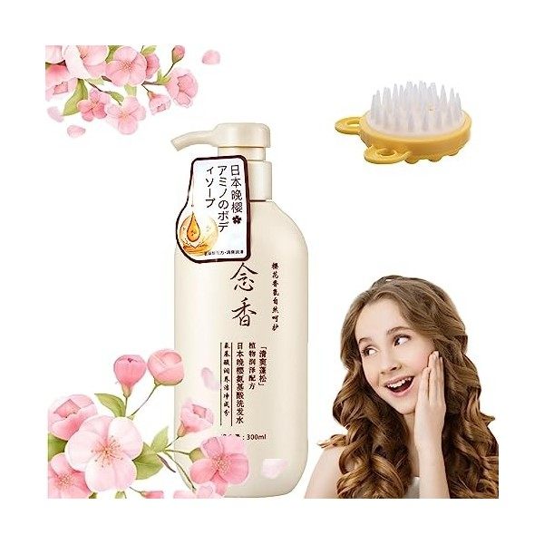 Sakura Japanese Shampoo,Sakura Japanese Shampoo for Hair Loss,Sakura No. 1 Japanese Shampoo and Conditioner, Lifusha Sakura S