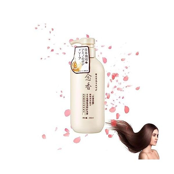 Shampooing japonais Sakura, shampooing japonais Sakura pour la pert