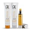 GK HAIR Global Keratin Moisturizing Shampoo and Conditioner Sets 3.4 Fl Oz/100ml with Anti Frizz Serum Argan Oil 1.69 Fl O