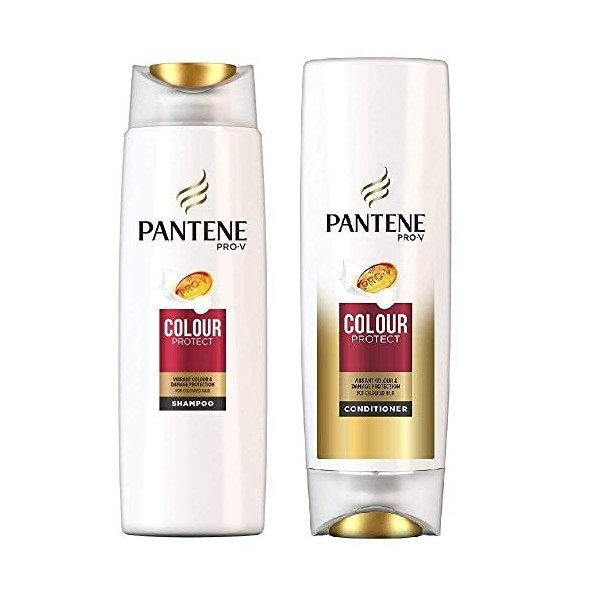 DUO Pantene Pro-V Colour Protect Shampooing + Après-shampooing 2 x 270 ml pour cheveux colorés