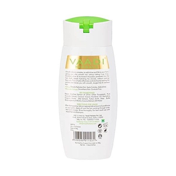 Superbly Smoothing Heena Shampoo with Olive Conditioner ALL Natural Paraben Free Suitable for All Hair Types 2 X 110 ML