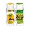 Organic Lemon with Tea Tree Extract Shampoo and Olive Conditioner - Dandruff Defence Shampoo - Paraben Free - Sulphate Free -
