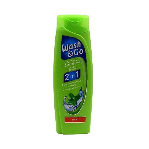 Wash & Go Sport 2in1 Shampoo & Conditioner 6 x 200ml