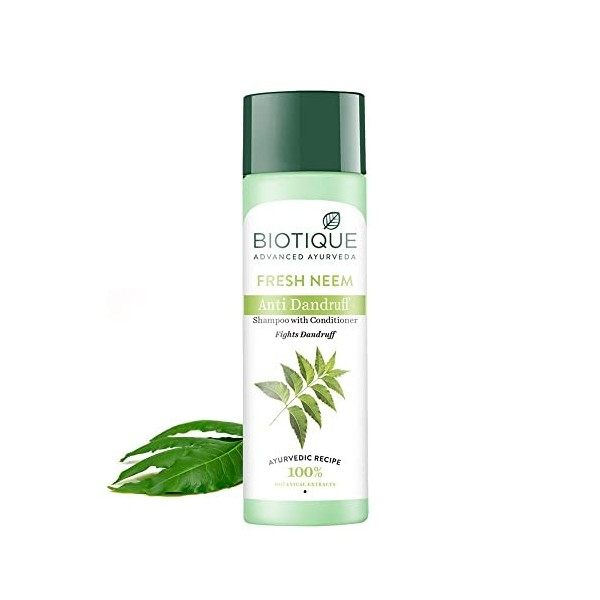 Biotique Margosa frais Daily pellicules Expertise Shampooing et revitalisant pour tous types de cheveux 210ml