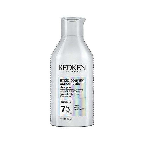 Redken, Shampoing Concentré pour Cheveux Abimés & Secs, Transformation Capillaire Immédiate, Acide Citrique, Acidic Bonding C