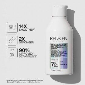 Redken, Shampoing Concentré pour Cheveux Abimés & Secs, Transformation Capillaire Immédiate, Acide Citrique, Acidic Bonding C