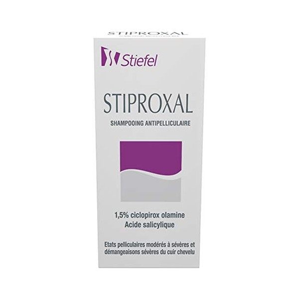 Stiproxal Shampooing Antipelliculaire Cuir Chevelu Sec, Elimine Efficacement Les Pellicules et Calme Les Démangeaisons du Cui