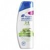 Head & Shoulders, Sensitive 2 en 1 Shampoing et Après-shampoing Antipelliculaire, à l’Aloe Vera, Formule 2en1, Lot de 6x270ml