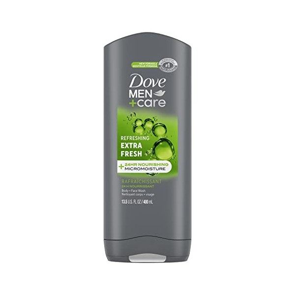 Dove Men + Care Lotion nettoyante Men+Care pour le corps et le visage - Fraîcheur extra - 400 ml
