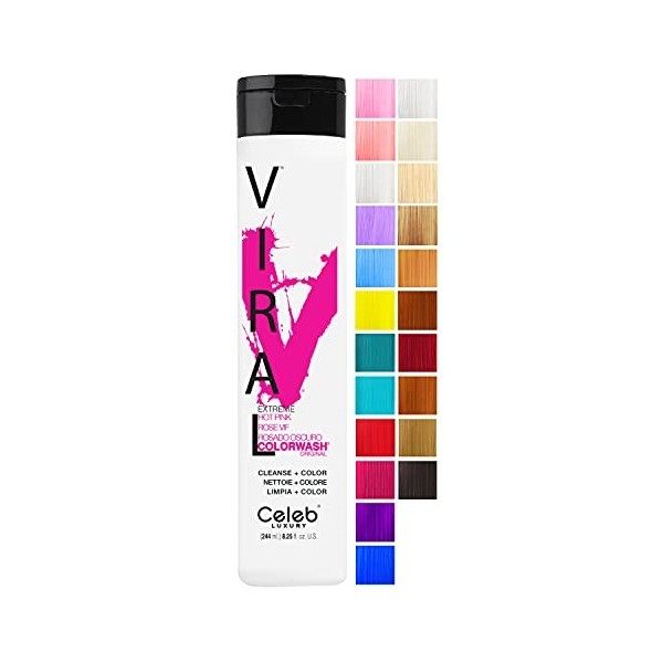 Celeb Luxury Viral Extreme Hot Pink Colorwash 244 ml