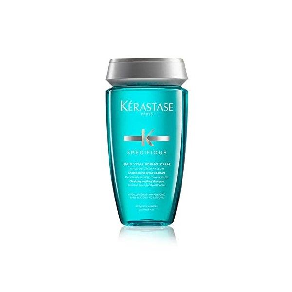 Kérastase, Spécifique, Shampoing Hydra-Apaisant, Pour Cuirs Chevelus Sensibles, Bain Vital Dermo-Calm, 250 ml