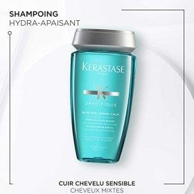 Kérastase, Spécifique, Shampoing Hydra-Apaisant, Pour Cuirs Chevelus Sensibles, Bain Vital Dermo-Calm, 250 ml