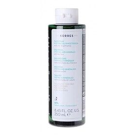 Korres Shampooing Anti-Chute Cystéine/Minéraux pour Homme, 250 ml