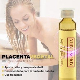 Jean Claude Olivier - Traitement de perte de cheveux avec Placenta Végétal - 12 ampoules…
