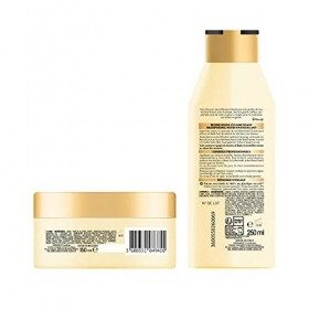 Dessange - Coffret Soin des Cheveux - Routine pour Cheveux Blonds Naturels - Shampooing & Gelée - Blond Soleil Éclaircissant