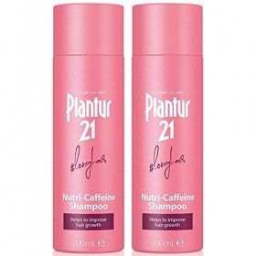 Plantur 21 longhair Caféine Shampooing pour cheveux longs et brillants 2x 200ml | Améliore la pousse et répare les cheveux ab