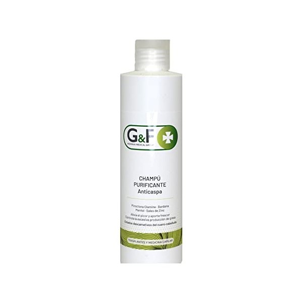 Shampooing anti-pelliculaire. Shampooing cheveux gras. Shampooing purifiant antipelliculaire en flacon de 300ml. Shampooing a