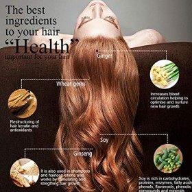 Anti Chute Cheveux, 100Ml Shampoing Anti Chute, ContrôLe Doux De LHuile Et Des Pellicules Shampoing De Croissance Cheveux Po